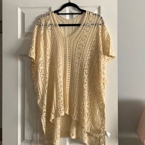 Crochet swim cover up!